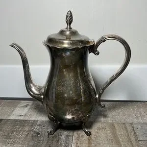 3-1910 銀食器　NEWPORT GORHAM コーヒーセット Estate Gorham Sterling Silver & Ebony 